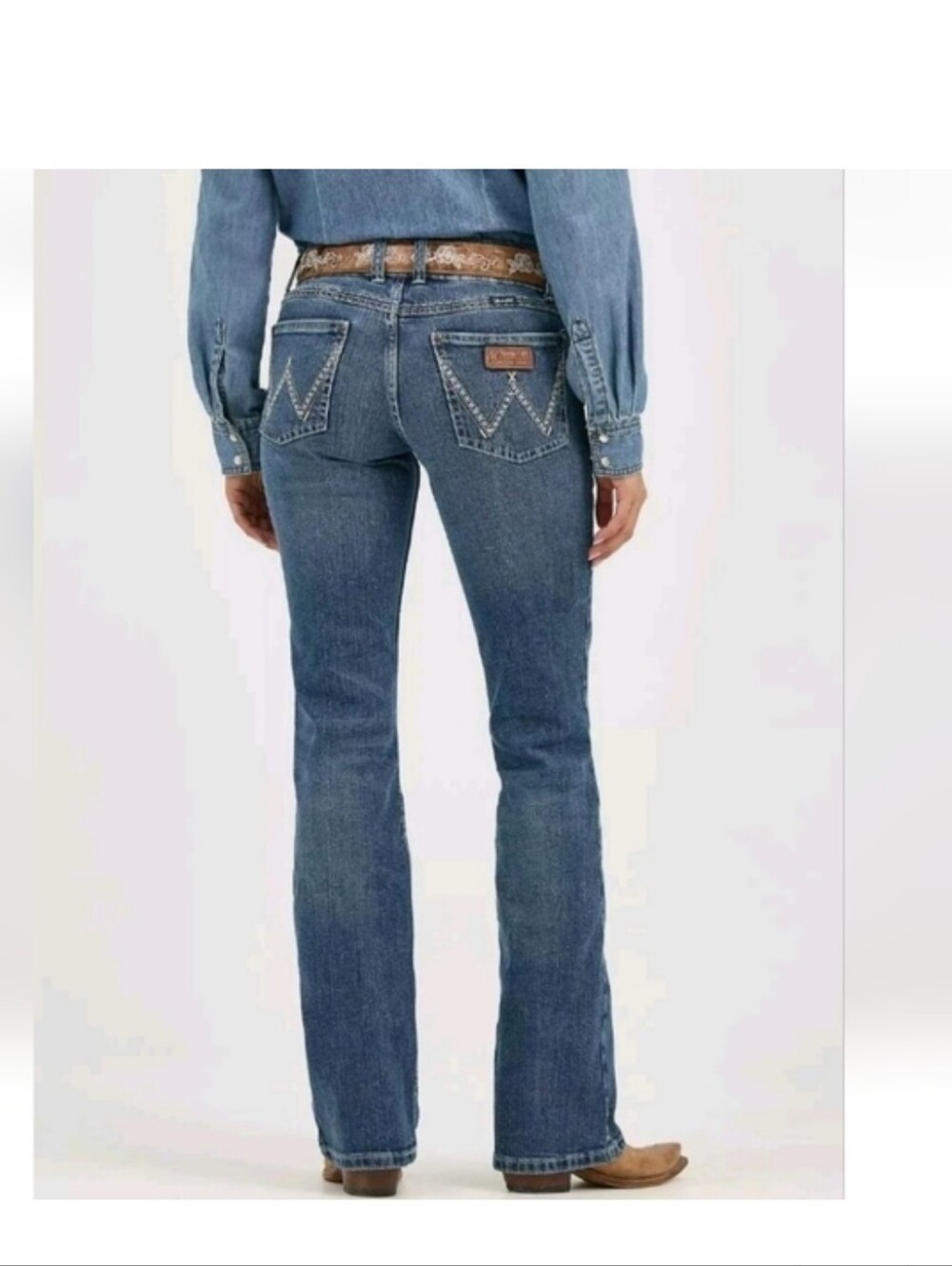Wranglers Classic Women's Bootcut Jeans - Blue Size 11/12x32